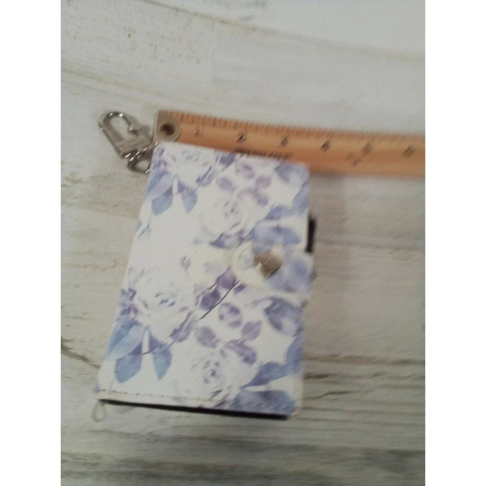 Betsey Johnson Purple White floral Mini Wallet